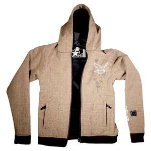 Skull Candy Sessions Hoodie, Ladies Size Medium, Old School Ipod Pocket Jacket